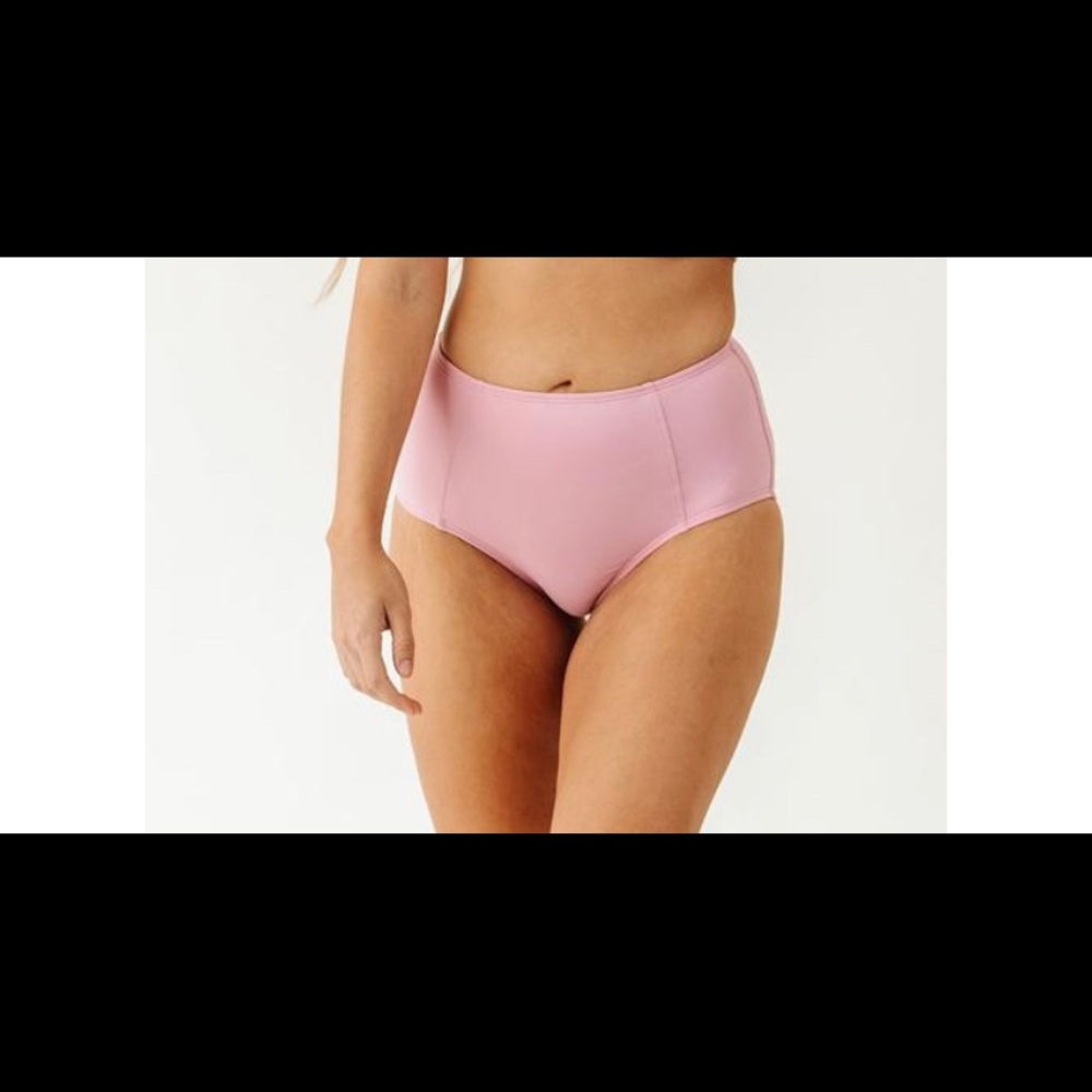 Lime Ricki High Waist Swim Bottom - Picture 1 of 6
